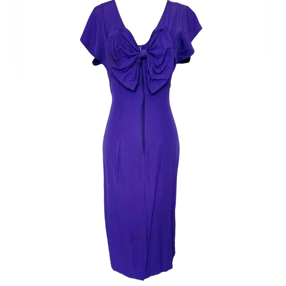 Vintage Spoiled Girls Bow Back Midi Dress